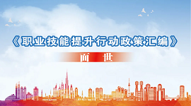 《职业技能提升行动政策汇编》面世